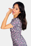Sweetmoon Long T Shirt Nightdress - Grey — thumbnail 5